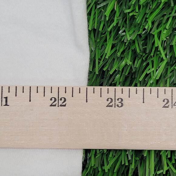 Vintage Land's End Abstract Floral Art Shirt Womens Medium 22x28 Oversized USA - Picture 9 of 12